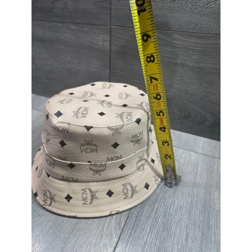 MCM Bucket Hat in Visetos monogram beige A009273